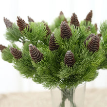 Load image into Gallery viewer, Artificial Plant Green Pine Ball Water Grass Bundle Fake Grass Family Wedding Office Accessories DIY Faux Flower Arrangement