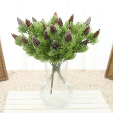 Load image into Gallery viewer, Artificial Plant Green Pine Ball Water Grass Bundle Fake Grass Family Wedding Office Accessories DIY Faux Flower Arrangement