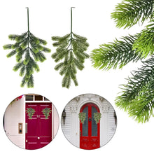 Load image into Gallery viewer, Artificial Plant Pine Needle Christmas Interior Decoration Background Wall Hanging Pine Tree Simulation Green Plant