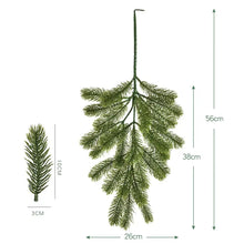 Load image into Gallery viewer, Artificial Plant Pine Needle Christmas Interior Decoration Background Wall Hanging Pine Tree Simulation Green Plant
