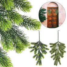 Load image into Gallery viewer, Artificial Plant Pine Needle Christmas Interior Decoration Background Wall Hanging Pine Tree Simulation Green Plant