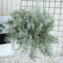 Load image into Gallery viewer, 1pcs Artificial flowers flocking plastic pine needles grass bunch fake plants wedding bridal bouquet indoor outdoor home kitchen offi