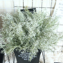 Load image into Gallery viewer, 1pcs Artificial flowers flocking plastic pine needles grass bunch fake plants wedding bridal bouquet indoor outdoor home kitchen offi