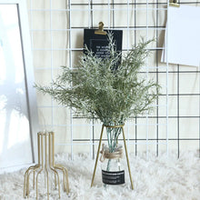 Load image into Gallery viewer, 1pcs Artificial flowers flocking plastic pine needles grass bunch fake plants wedding bridal bouquet indoor outdoor home kitchen offi