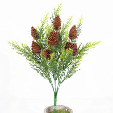 Load image into Gallery viewer, Artificial pine branches and leaves Christmas thuja branches fake pine needles branches pine accessories thuja leaves bunch pine