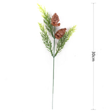 Load image into Gallery viewer, Artificial pine branches and leaves Christmas thuja branches fake pine needles branches pine accessories thuja leaves bunch pine