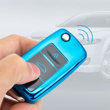 Load image into Gallery viewer, Auto Tpu Car Key Case Cover for Polo Tiguan Passat B5 B6 B7 Golf 4 5 6 MK6 Jetta Lavida for Skoda Octavia