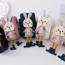 Load image into Gallery viewer, Autumn Children Leggings Girl Cute Cartoon Bunny One-Piece Tights Kids Medium Thickness Cotton Solid Knit Tights Kids Pantyhose