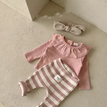 Load image into Gallery viewer, Autumn Winter Children Ribbed Striped Thick Warm Leggings Girl Baby Cotton Casual Pants Boy Infant Fashion Trousers Kid Clothes