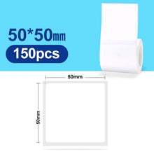 Load image into Gallery viewer, B21 Supplies Paper Fancy Color White Label Sticker Print Paper Roll For Niimbot B21 B1 B3S Printer Tear-proof Water / Oil-proof