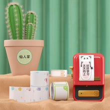Load image into Gallery viewer, B21 Supplies Paper Fancy Color White Label Sticker Print Paper Roll For Niimbot B21 B1 B3S Printer Tear-proof Water / Oil-proof