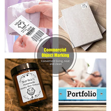 Load image into Gallery viewer, B21 Supplies Paper Fancy Color White Label Sticker Print Paper Roll For Niimbot B21 B1 B3S Printer Tear-proof Water / Oil-proof