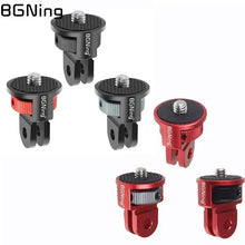 Load image into Gallery viewer, BGNING 360 Rotatable 1/4 Inch Screw Mini Tripod Adapter Mount CNC for GoPro Hero 11 10 5 For Insta360 ONE X3 X2 Xiaomi 4K Camera