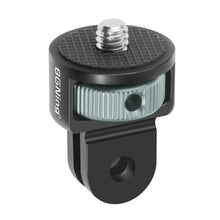 Load image into Gallery viewer, BGNING 360 Rotatable 1/4 Inch Screw Mini Tripod Adapter Mount CNC for GoPro Hero 11 10 5 For Insta360 ONE X3 X2 Xiaomi 4K Camera
