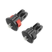 Load image into Gallery viewer, BGNING 360 Rotatable 1/4 Inch Screw Mini Tripod Adapter Mount CNC for GoPro Hero 11 10 5 For Insta360 ONE X3 X2 Xiaomi 4K Camera