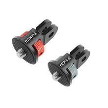 Load image into Gallery viewer, BGNING 360 Rotatable 1/4 Inch Screw Mini Tripod Adapter Mount CNC for GoPro Hero 11 10 5 For Insta360 ONE X3 X2 Xiaomi 4K Camera