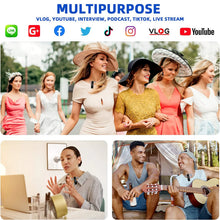 Load image into Gallery viewer, BOYA BOYALINK Wireless Lavalier Lapel Microphone for iPhone Android DSLR Camera Youtube Live Streaming Audio Recording Interview