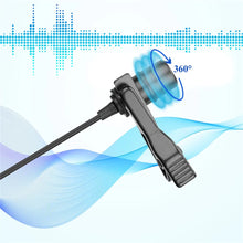 Load image into Gallery viewer, BOYA BY-M1 PRO 6m Clip-on Condenser Lavalier Lapel Microphone for PC Mobile Android DSLRs iPhone Streaming Youtube Microphone
