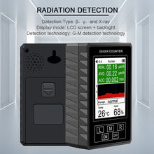 Load image into Gallery viewer, BR-9B XR1 Pro Nuclear Radiation Detector Color Display Screen Geiger Counter Personal Dosimeter Marble Detector Beta Gamma X-ray