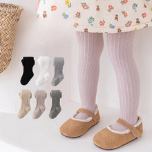 Load image into Gallery viewer, Baby Pantyhose Kids Solid color thick striped romper Boys Girls Tight pantyhose Baby dance pants