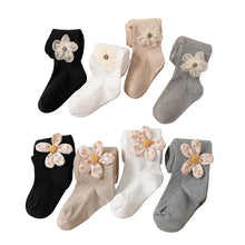 Load image into Gallery viewer, Baby Tights Children Age Season with Thick Cotton Pure Render Children Pantyhose Girls Baby Solid Color Knitted Even Foot Tights