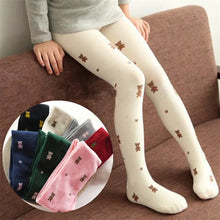 Load image into Gallery viewer, Baby Tights Winter Autumn Bear Print Soft Cotton Thick Warm Baby Girl Tights Newborn Toddler Tight Boy Girl Pantyhose Clothes
