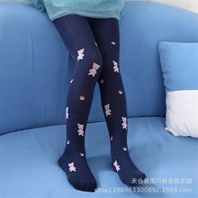 Load image into Gallery viewer, Baby Tights Winter Autumn Bear Print Soft Cotton Thick Warm Baby Girl Tights Newborn Toddler Tight Boy Girl Pantyhose Clothes