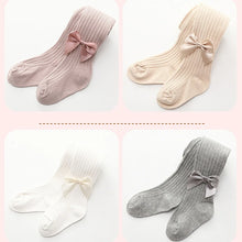 Load image into Gallery viewer, Babys' Leggings Spring Autumn Thin Style Needle Cotton Large PP Children's Outerwear Medium Thick Girl Kids Bow Pantyhose Tights