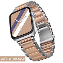 Load image into Gallery viewer, Band For Apple Watch6 5 4 3 2 1 42mm 38mm 40MM 44MM Metal Stainless Steel Watchband Bracelet Strap for iWatch Series Accessories