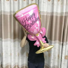 Load image into Gallery viewer, Big Helium Balloon Champagne Goblet Balloon Wedding Birthday Party Decorations Adult Kids Ballons Globos Event Party Supplies