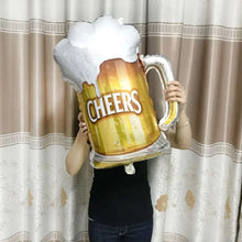 Load image into Gallery viewer, Big Helium Balloon Champagne Goblet Balloon Wedding Birthday Party Decorations Adult Kids Ballons Globos Event Party Supplies