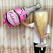 Load image into Gallery viewer, Big Helium Balloon Champagne Goblet Balloon Wedding Birthday Party Decorations Adult Kids Ballons Globos Event Party Supplies