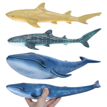 Load image into Gallery viewer, Big Size Soft Rubber Sea Life Simulation Action Figure Animal Model Toys for Children Kids Whale Figures Collection Educational