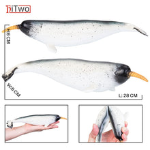 Load image into Gallery viewer, Big Size Soft Rubber Sea Life Simulation Action Figure Animal Model Toys for Children Kids Whale Figures Collection Educational
