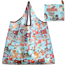 Load image into Gallery viewer, Big Size Thick Nylon Large Tote ECO Reusable Polyester Portable Shoulder Women's Handbags Folding Pouch Shopping Bag Foldable