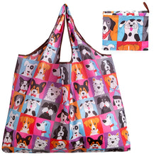 Load image into Gallery viewer, Big Size Thick Nylon Large Tote ECO Reusable Polyester Portable Shoulder Women's Handbags Folding Pouch Shopping Bag Foldable