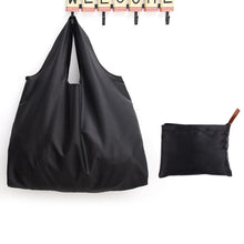 Load image into Gallery viewer, Big Size Thick Nylon Large Tote ECO Reusable Polyester Portable Shoulder Women's Handbags Folding Pouch Shopping Bag Foldable