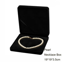 Load image into Gallery viewer, Black Velvet Full Range Jewelry Box Ring Earrings Holder Bracelet Box Pendant Necklace Organizer Jewelry Storage Box Gift Box