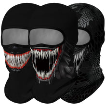 Load image into Gallery viewer, Breathable Balaclava Full Face Mask Venom Bandana Neck Mask Gaiter Kominiarka Multicam Hiking Scarf Motorcycle Face Cover Summer