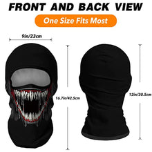 Load image into Gallery viewer, Breathable Balaclava Full Face Mask Venom Bandana Neck Mask Gaiter Kominiarka Multicam Hiking Scarf Motorcycle Face Cover Summer