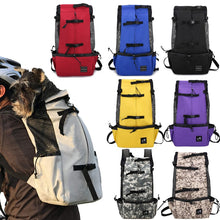 Load image into Gallery viewer, Breathable Dog Carrier Bag Portable Pet Outdoor Travel Backpack Big Dog Cat Carrier Bags For Dogs French Bulldog Dog Accessories