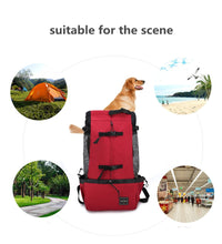 Load image into Gallery viewer, Breathable Dog Carrier Bag Portable Pet Outdoor Travel Backpack Big Dog Cat Carrier Bags For Dogs French Bulldog Dog Accessories