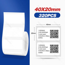Load image into Gallery viewer, Niimbot B21 B3S B1 B203 Sticker Thermal Label Paper 1-5 Roll Adhesive Mini Bluetooth Printer Price Tag Labels