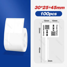 Load image into Gallery viewer, Niimbot B21 B3S B1 B203 Sticker Thermal Label Paper 1-5 Roll Adhesive Mini Bluetooth Printer Price Tag Labels