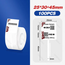 Load image into Gallery viewer, Niimbot B21 B3S B1 B203 Sticker Thermal Label Paper 1-5 Roll Adhesive Mini Bluetooth Printer Price Tag Labels