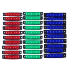 Load image into Gallery viewer, CARCTR 10/30Pcs Truck Trailer Side Marker Indicators light Car Signal Brake Rear Warning Tail Light LED 12/24V truck accessories
