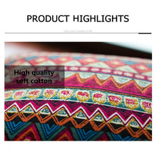Load image into Gallery viewer, CFen A's Bohemian Quality Dining Tablecloth Color Soft Cotton Stripe Multi Sizes Lacy Home Kitchen Banquet Table Cover 1 piece