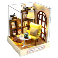Load image into Gallery viewer, CUTEBEE DIY Doll House Miniature Dollhouse with Dust Cover Furniture Toys for Children Birthday Gift