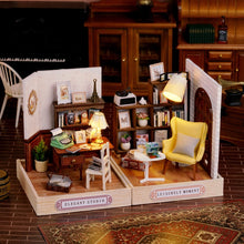 Load image into Gallery viewer, CUTEBEE DIY Doll House Miniature Dollhouse with Dust Cover Furniture Toys for Children Birthday Gift