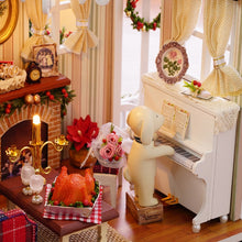 Load image into Gallery viewer, CUTEBEE DIY Dollhouse Wooden Miniature Doll House With Furniture Toys For Children Christmas Gift